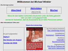 Tablet Screenshot of michaelwinkler.de